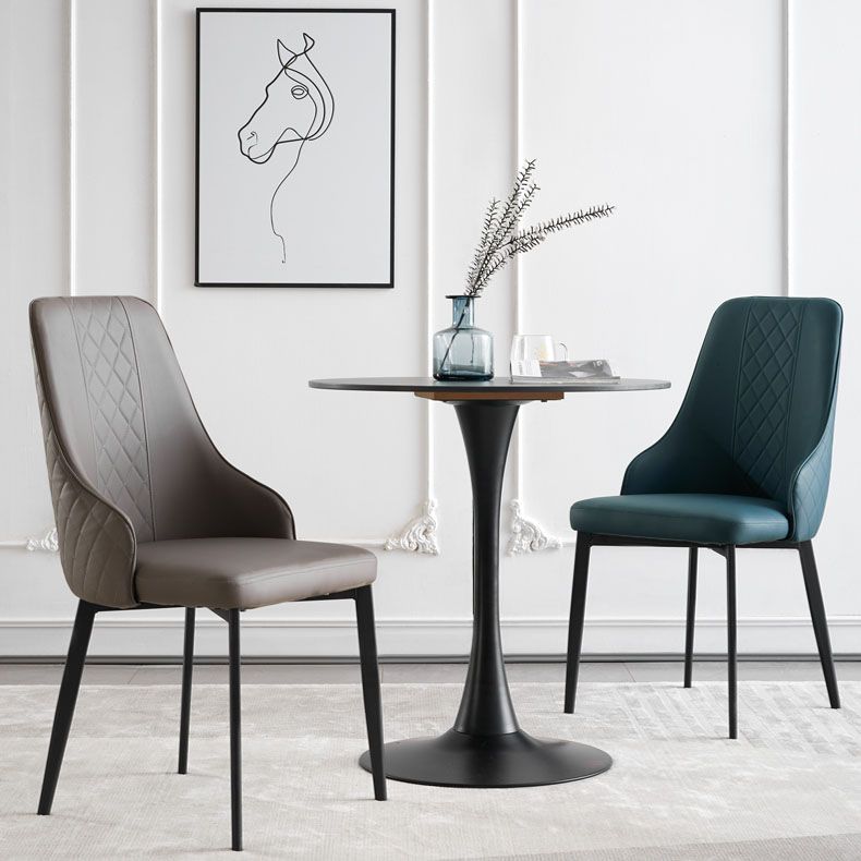 Contemporary Style Parsons Dining Side Chairs Upholstered Armless Dining Chairs Clearhalo ' kitchen&dining_furn' 'Dining Chairs' 'Dining Tables & Seating' 'dining_chair' 'furn' 'furn_dining_chair' 'Furniture' 'furniture_dining_chair' 'Kitchen & Dining Furniture' 'kitchen' 1200x1200_394ef5d8-4bd3-415e-971a-fed26ff6dd24