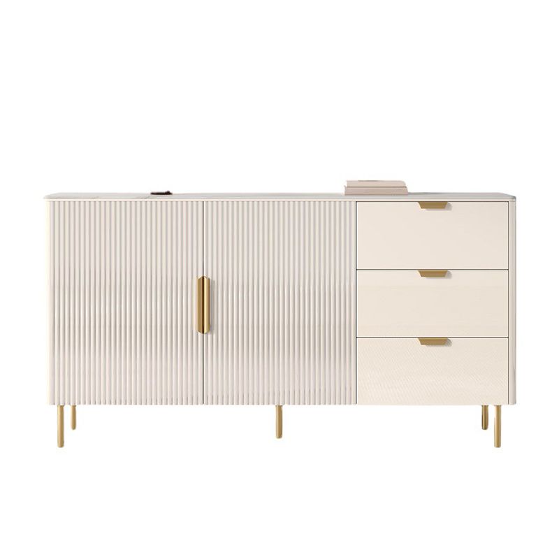 Stone moderno top moderno tavolo da tavolo a 3 cassetti per la casa