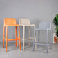 Nordic Macron Stackable Counter Stools Colorful Indoor Plastic Bar Stool Clearhalo 'Bar Furniture' 'Bar Stools' 'bar_stools' 'furn' 'furn_bar_stools' 'furniture_bar_stools' 'Kitchen & Dining Furniture' 'kitchen&dining_furn' 'kitchen' 'kitchen_furn' Furniture' 1200x1200_3952bc8c-07c5-4b22-baa0-0447498f4150