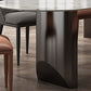 Sintered Stone Dining Table Traditional Luxury Double Pedestal Table for Kitchen Clearhalo 'Dining Tables & Seating' 'Dining Tables' 'dining_table' 'furn' 'furn_dining_table' 'Furniture' 'furniture_dining_table' 'Kitchen & Dining Furniture' 'kitchen' 'kitchen_dining_table' 1200x1200_39586465-c1be-4037-b97c-f0a73ed2d73c