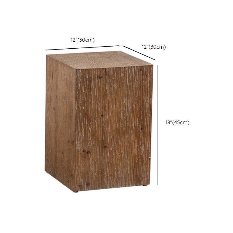 Tavolino laterale di country quadrato / esagono