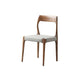 Contemporary Solid Wood Armless Chair Home Upholstered Dining Chair