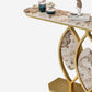 Tavolo console in pietra glam tavolo da fine graffio per la sala
