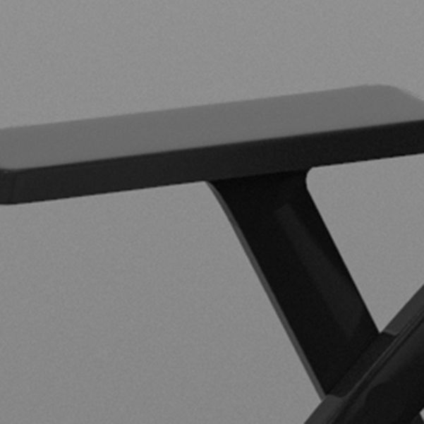 Chaise de conférence moderne à bras fixes, chaise de conférence en acier coulissante