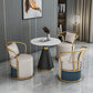 Metal Traditional Luxury Round Indoor Table Sintered Stone Table with Pedestal Base Clearhalo ' dining_table' 'Dining Tables & Seating' 'Dining Tables' 'furn' 'furn_dining_table' 'Furniture' 'furniture_dining_table' 'Kitchen & Dining Furniture' 'kitchen&dining_furn' 'kitchen' 'kitchen_dining_table' 1200x1200_39641fe2-552b-470c-89d7-e38125e471b9