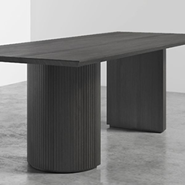 Industrial Solid Wood Dining Table Rectangle Table with Double Pedestal Clearhalo ' dining_table' 'Dining Tables & Seating' 'Dining Tables' 'furn' 'furn_dining_table' 'Furniture' 'furniture_dining_table' 'Kitchen & Dining Furniture' 'kitchen&dining_furn' 'kitchen' 'kitchen_dining_table' 1200x1200_39649882-d108-4b1f-9a2a-f0e2e358da0c