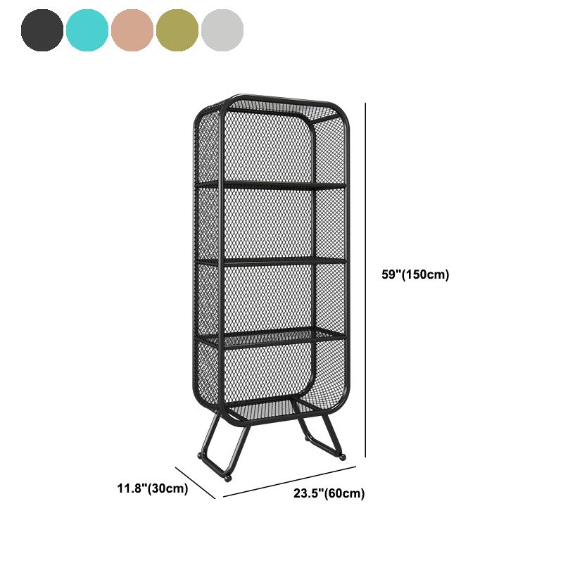 Shelves Included Bookcase Vertical Metal Bookshelf Closed Back Clearhalo 'Bookcases' 'furn' 'furn_bookcases' 'Furniture' 'Office Furniture' 1200x1200_39653e67-8877-4081-9394-efe45f542859
