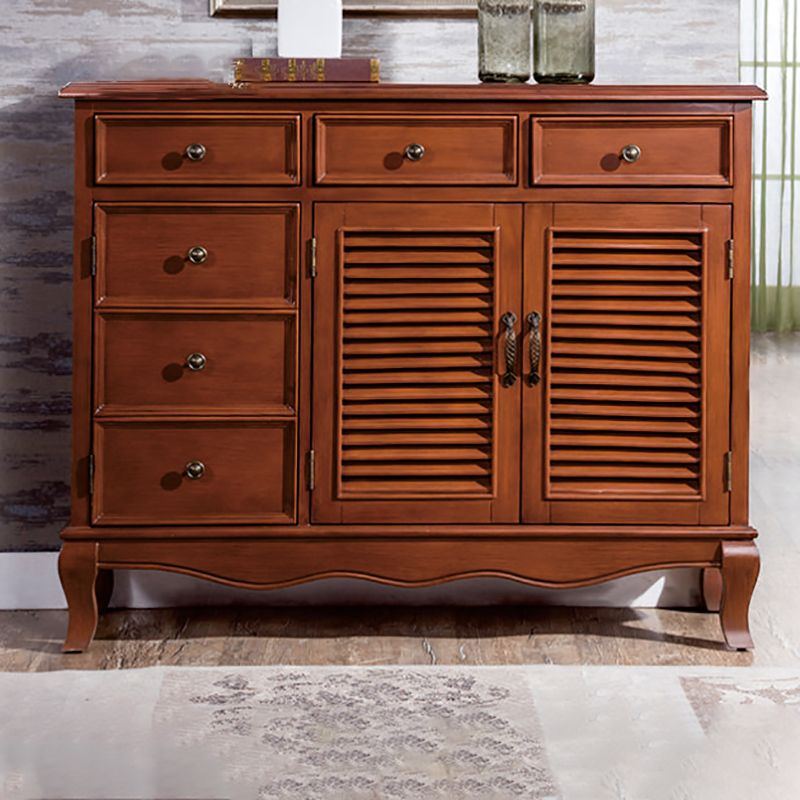 38.18" Tall Wood Rectangular Cabinet 3 - Drawer and 2 - Door Accent Chest Clearhalo 'Cabinets & Chests' 'cabinets_chests' 'furn' 'furn_cabinets_chests' 'Furniture' 'Living Room Furniture' 1200x1200_39672807-fc53-449d-8522-82e46643be8b