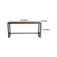 Pine Wood Bar Dining Table Industrial Rectangle Bar Table with Trestle for Dining Room Clearhalo 'Bar Furniture' 'Bar Tables' 'bar_tables' 'furn' 'furn_bar_tables' 'Furniture' 'Kitchen & Dining Furniture' 1200x1200_3969d8a1-2730-48e1-ab42-daba17c94c7f
