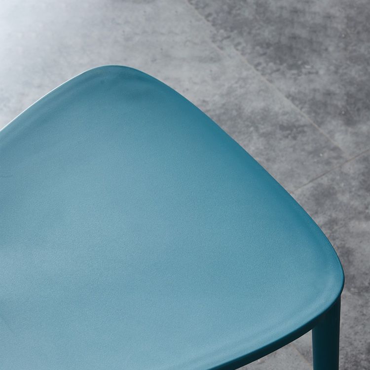 Scandinavian Plastic Armless Dining Chair Stackable Dining Side Chairs (Set of 4) Clearhalo ' kitchen&dining_furn' 'Dining Chairs' 'Dining Tables & Seating' 'dining_chair' 'furn' 'furn_dining_chair' 'Furniture' 'furniture_dining_chair' 'Kitchen & Dining Furniture' 'kitchen' 1200x1200_396b285b-d905-4714-8201-5e5cd78c7084