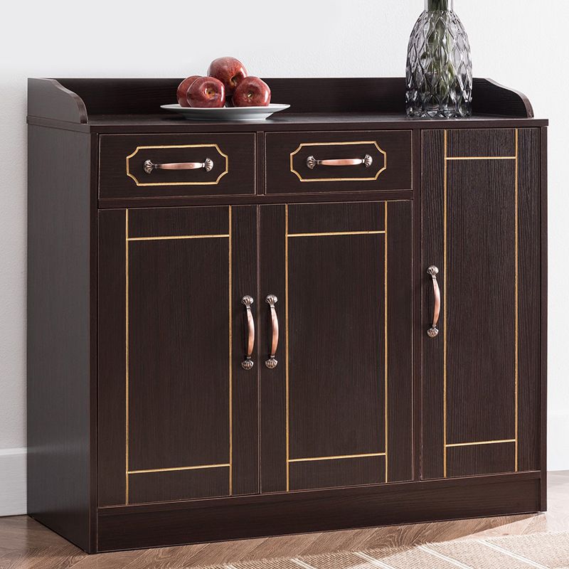 Modern Style Server Imitation Wood Sideboard with Door and Drawer for Dining Room Clearhalo 'buffet_sideboard' 'Buffets & Sideboards' 'furn' 'furn_buffet_sideboard' 'Furniture' 'Kitchen & Dining Furniture' 1200x1200_396c7ca8-4dcd-4d00-a2d8-35b9ff15e4c1