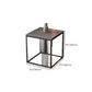 Aucune table basse simple pénible de cadre d'ardoise grise moderne de table basse