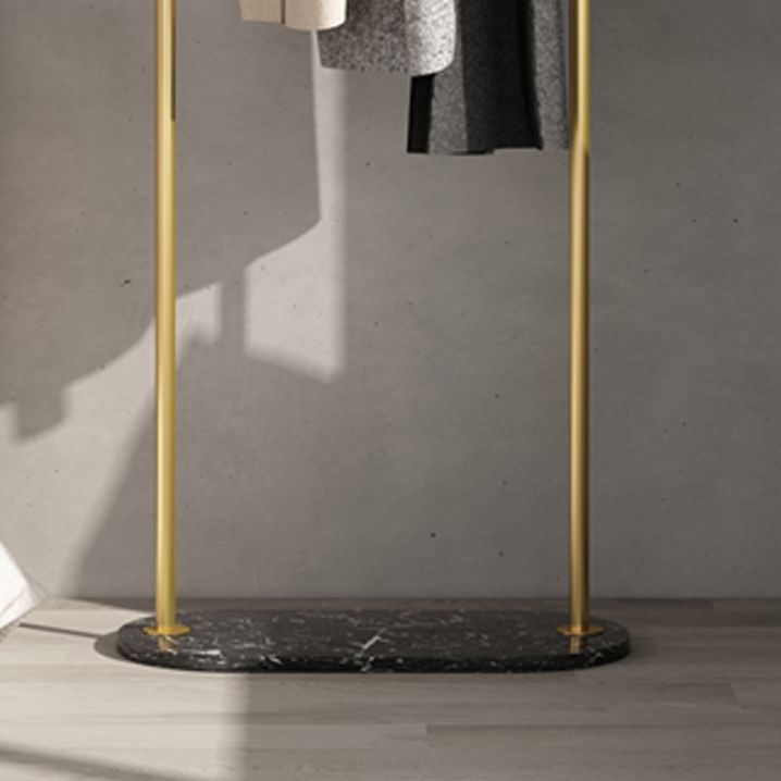 Moderner Kleiderregal 2 Haken Feste Farbmetallhalle mit Marmorboden