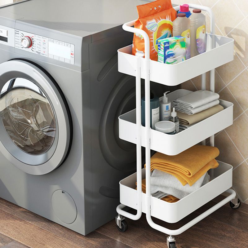 2/3/4-Shelf Modern Etagere Bookshelf with Steel Frame Plastic Bookshelf Clearhalo 'Bookcases' 'furn' 'furn_bookcases' 'Furniture' 'furniture_bookcases' 'kitchen' 'kitchen_bookcases' 'Living Room Furniture' 'Office Furniture' 1200x1200_396fa1fa-b124-4702-9bc3-a8ba9cff3d13