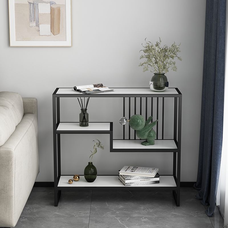 Modern Style Etagere Bookcase Open Back Metal Home Bookshelf Clearhalo 'Bookcases' 'furn' 'furn_bookcases' 'Furniture' 'furniture_bookcases' 'Office Furniture' 1200x1200_397044f8-69ee-4eaa-9639-ac9038127489