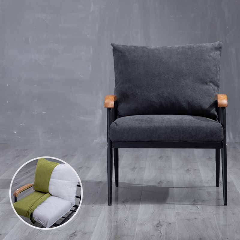 Metal and Wood Square Arm Sofa Industrial Loose Back Cushions Sofa Clearhalo 'furn' 'furn_sofas' 'Furniture' 'Living Room Furniture' 'Sofa' 'sofas' 1200x1200_39710316-dba4-464d-8f2a-64b99d215c07