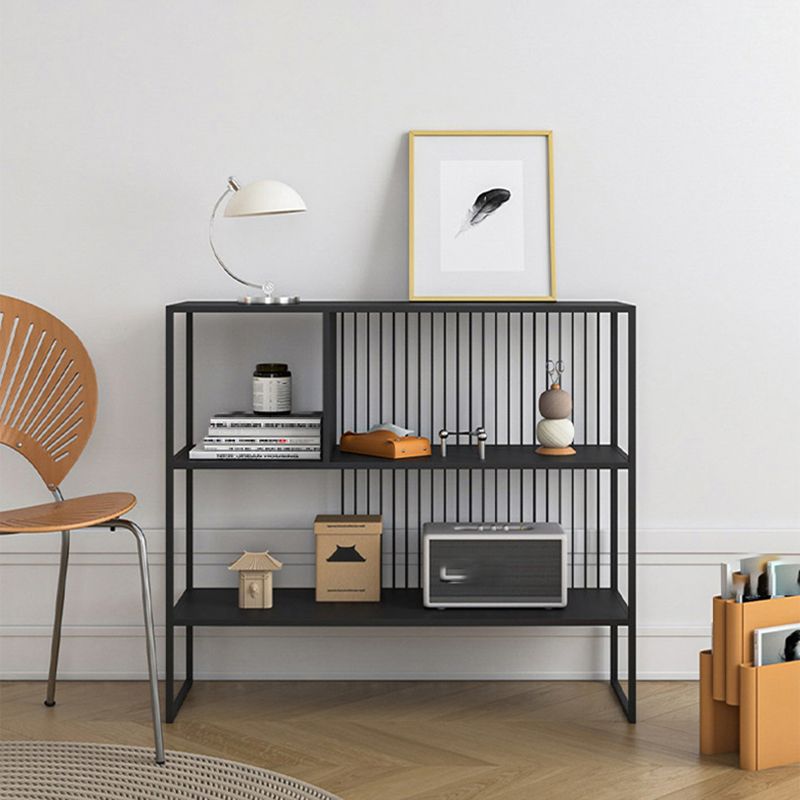 Contemporary Horizontal Metal Bookshelf Open Back Bookcase with Shelves Clearhalo 'Bookcases' 'furn' 'furn_bookcases' 'Furniture' 'Office Furniture' 1200x1200_397133ac-ddca-474c-a046-6c16fe708e3a