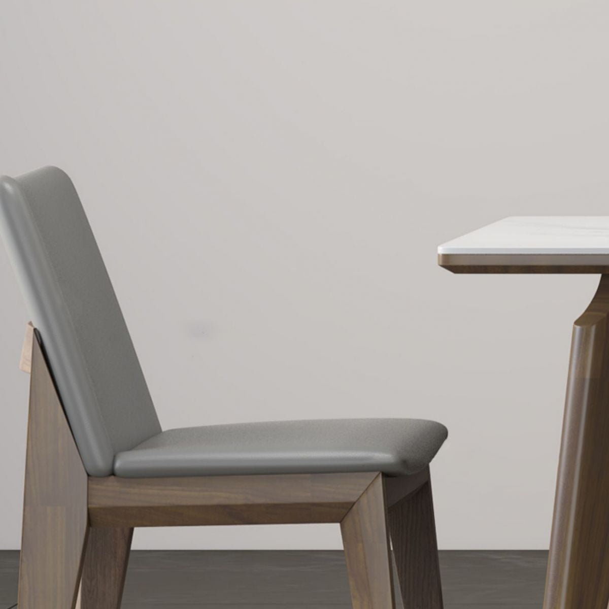 Modern 1/4/5 Pieces Dining Sintered Stone Dining Table Set with Wooden Legs for Home Clearhalo 'Dining Room Sets' 'Dining Tables & Seating' 'dining_room_set' 'furn' 'furn_dining_room_set' 'Furniture' 'furniture_dining_room_set' 'Kitchen & Dining Furniture' 'kitchen&dining_furn' 'kitchen' 1200x1200_3972eaaf-d5d0-488f-afde-df4b56d0d9be