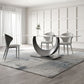Modern Style Sintered Stone Rectangle Table Set 1/4/5/7 Pieces Dining Set Clearhalo 'Dining Room Sets' 'Dining Tables & Seating' 'dining_room_set' 'furn' 'furn_dining_room_set' 'Furniture' 'Kitchen & Dining Furniture' 1200x1200_397395d9-aca2-40bd-9473-57590bc62a47
