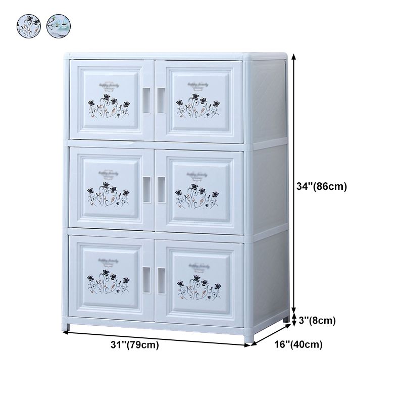 Modern Style Sideboard with Acrylic Doors Cabinets Storage Sideboard for Dining Room Clearhalo 'buffet_sideboard' 'Buffets & Sideboards' 'Furniture' 'furniture_buffet_sideboard' 'Kitchen & Dining Furniture' 1200x1200_3973a2d9-b990-45a9-b2df-5311b0ab1c3c