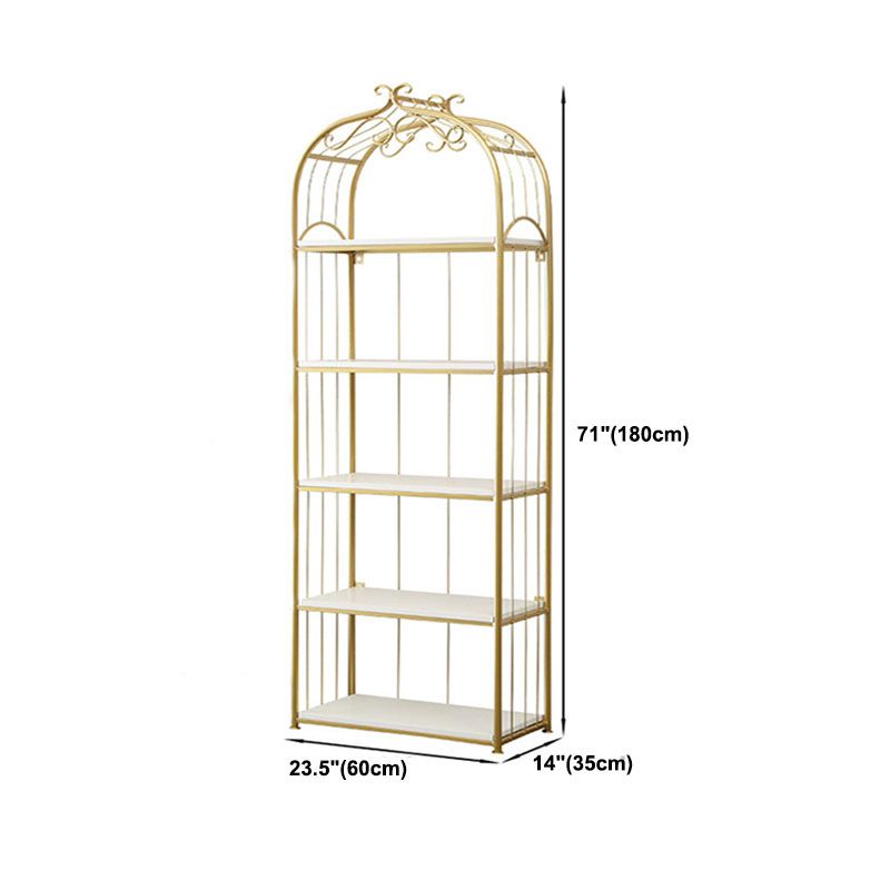 Metal Bookshelf Modern Etagere Bookcase Storage and Display Shelves Clearhalo 'Bookcases' 'furn' 'furn_bookcases' 'Furniture' 'Office Furniture' 1200x1200_39780686-90c5-4c3d-b3ad-fcb95cfc4f79