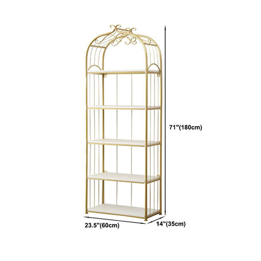 Metal Bookshelf Modern Etagere Bookcase Storage and Display Shelves Clearhalo 'Bookcases' 'furn' 'furn_bookcases' 'Furniture' 'Office Furniture' 1200x1200_39780686-90c5-4c3d-b3ad-fcb95cfc4f79