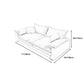 Living Room Pillow Arm Standard Loose Back Gray Contemporary Seating Clearhalo 'furn' 'furn_sofas' 'Furniture' 'furniture_sofas' 'kitchen' 'kitchen_sofas' 'Living Room Furniture' 'Sofa' 'sofas' 1200x1200_39784db5-152f-45c4-8d3d-a403188290d4