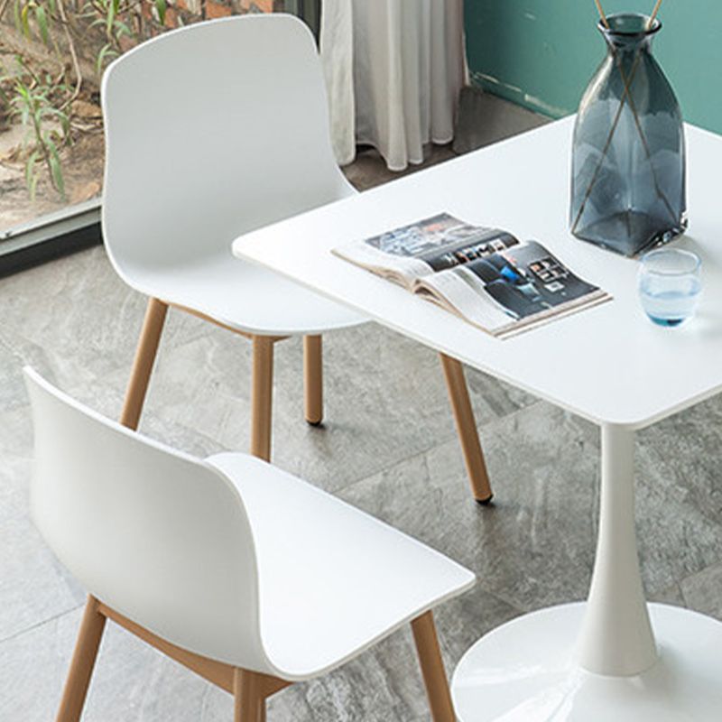 Natural Beech Legs Side Chair Scandinavian Armless Dining Chairs Clearhalo 'Dining Chairs' 'Dining Tables & Seating' 'dining_chair' 'furn' 'furn_dining_chair' 'Furniture' 'Kitchen & Dining Furniture' 1200x1200_397c3169-b8ed-46dc-aba2-6fa4997f5035