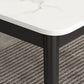 Tavolo da pranzo standard di rettangolo di rettangolo in stile moderno con 4 gambe