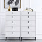 Commode contemporaine de 13,65 pouces de largeur avec 3/4/5 tiroirs