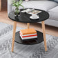 Contemporary Wooden Single Coffee Table 3 Legs Round Cocktail Table Clearhalo 'Coffee & Accent Tables' 'Coffee Tables' 'coffee_tables' 'furn' 'furn_coffee_tables' 'Furniture' 'Living Room Furniture' 1200x1200_39813020-1c59-4c5f-8c80-9d9ee99a2386