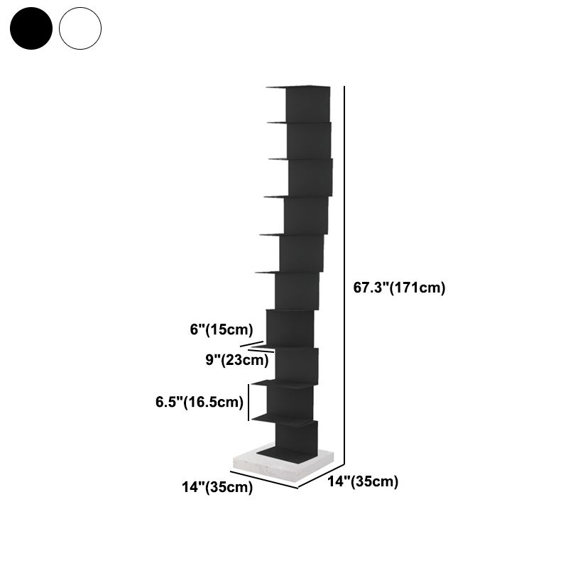 Closed Back Bookcase Contemporary Style Invisible Bookshelf for Study Room and Office Clearhalo 'Bookcases' 'furn' 'furn_bookcases' 'Furniture' 'furniture_bookcases' 'Office Furniture' 1200x1200_39819211-9ad4-40cf-9778-10b16392cf4c