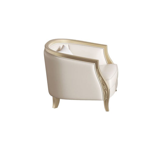 Scandinavian Living Room Sofa Genuine Leather Tuxedo Arm Seating