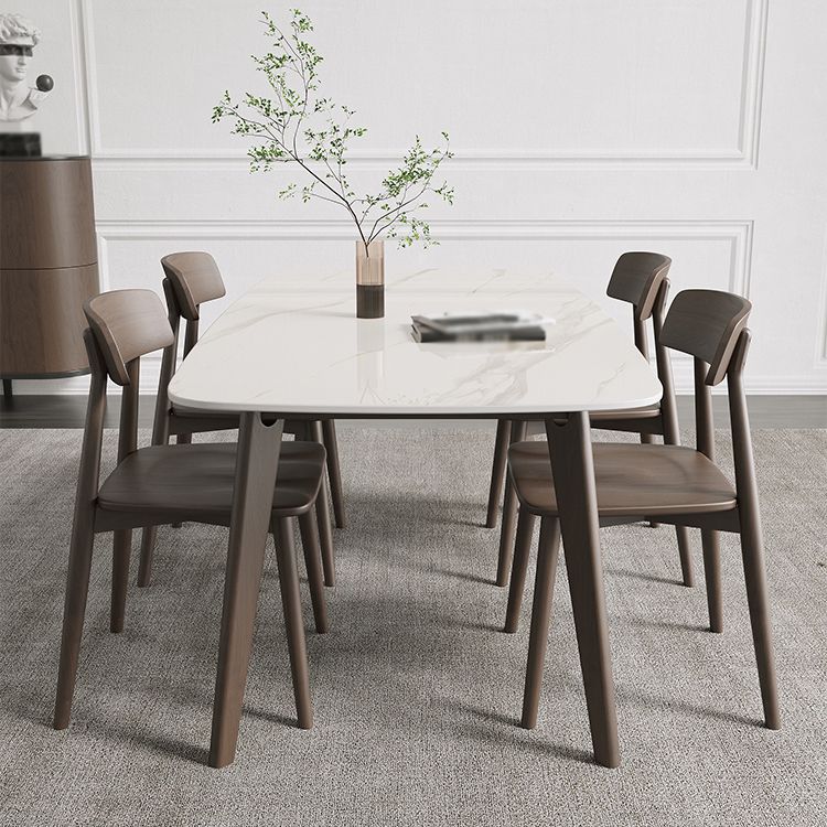 Modern Sintered Stone Dining Table Rectangle Dining Table for Dining Room Clearhalo ' dining_table' 'Dining Tables & Seating' 'Dining Tables' 'furn' 'furn_dining_table' 'Furniture' 'furniture_dining_table' 'Kitchen & Dining Furniture' 'kitchen&dining_furn' 'kitchen' 'kitchen_dining_table' 1200x1200_39849b05-5918-47e7-8f65-fe0417843bfc