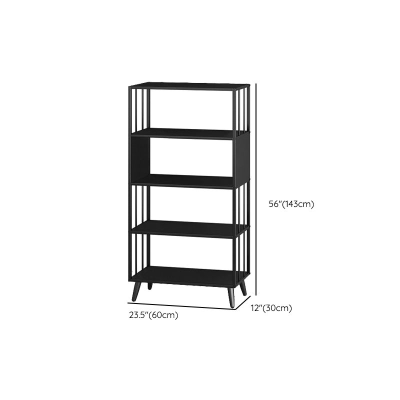 11" W Glam Antique Finish Shelf Bookcase Etagere Metal Bookshelf