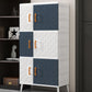 Plastic Matte Finish Storage Cabinet Contemporary Hinged Door Cabinet for Bedroom