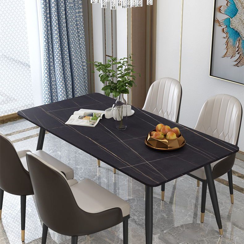 Modern 1/2/5/6/7 Pieces Dining Set Stone Top Dining Furniture Set Clearhalo 'Dining Room Sets' 'Dining Tables & Seating' 'dining_room_set' 'furn' 'furn_dining_room_set' 'Furniture' 'Kitchen & Dining Furniture' 1200x1200_398bc7fc-7927-4138-bd5e-9d2b4618964c