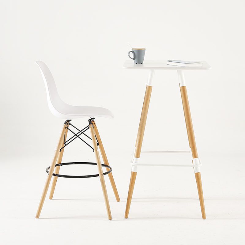 Modern Living Room Counter Stool Colorful Simple Stool with Wood Base Clearhalo 'Bar Furniture' 'Bar Stools' 'bar_stools' 'furniture_bar_stools' 'Kitchen & Dining Furniture' 'kitchen&dining_furn' 'kitchen' 'kitchen_furn' Furniture' 1200x1200_398c7c88-ddcf-48b6-8d02-4e7617c39141