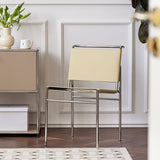 Modern Style Side Chair Faux Leather Open Back Dining Chair for Home Clearhalo 'Dining Chairs' 'Dining Tables & Seating' 'dining_chair' 'furn' 'furn_dining_chair' 'Furniture' 'Kitchen & Dining Furniture' 1200x1200_398e6455-bbae-4de4-b7f8-ccc52231e4c1