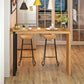 Solid Wood Bar Dining Table Industrial Bar Table with Sled Base Clearhalo 'Bar Furniture' 'Bar Tables' 'bar_tables' 'Furniture' 'furniture_bar_tables' 'Kitchen & Dining Furniture' 1200x1200_398f590e-b658-4222-b1e7-727236cc45ed