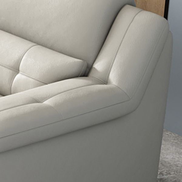 Modern Upholstered Cushioned Leather Pillow Top Arms Chaise Lounge Couch Clearhalo 'Chairs & Seating' 'Chaise Lounge' 'chaise_lounge' 'furn' 'furn_chaise_lounge' 'Furniture' 'Living Room Furniture' 1200x1200_398fa2d2-f98a-436c-8992-f7d47badbce3