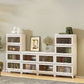 Urban Vertical Standard Bookcase White Manufactured Wood Bookshelf with Glass Doors Clearhalo 'Bookcases' 'furn' 'furn_bookcases' 'Furniture' 'furniture_bookcases' 'Office Furniture' 1200x1200_399081e1-0e40-4023-89cc-da5a241849e2