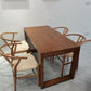Rectangle Solid Wood Table with Double Pedestal Modern Dining Table for Restaurant Clearhalo 'Dining Tables & Seating' 'Dining Tables' 'dining_table' 'furn' 'furn_dining_table' 'Furniture' 'furniture_dining_table' 'Kitchen & Dining Furniture' 'kitchen' 'kitchen_dining_table' 1200x1200_399386f7-5c33-4bd2-b054-a2eeaf4bca7c