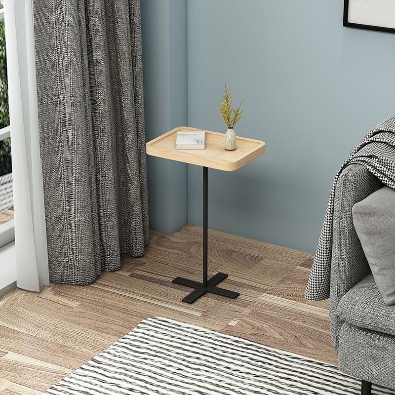 21,65 "Table de l'extrémité latérale de style contemporain piédestal de canapé rond