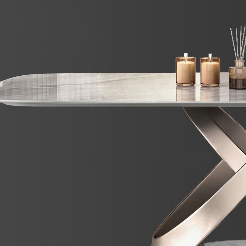 Juego de mesa de comedor moderna con tapa de piedra, juego de comedor interior rectangular de 1/2/5/6 piezas