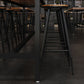 Industrial Rectangle Bar Dining Table Solid Wood Bar Dining Table with Trestle Base Clearhalo 'Bar Furniture' 'Bar Tables' 'bar_tables' 'furn' 'furn_bar_tables' 'Furniture' 'Kitchen & Dining Furniture' 1200x1200_399773a9-6411-455d-a346-cf4a8e04710c