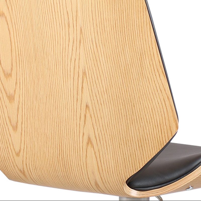 Contemporary Swivel Adjustable Height Bar Stool Indoor Bar Stool with Full Back Clearhalo 'Bar Furniture' 'Bar Stools' 'bar_stools' 'furn' 'furn_bar_stools' 'furniture_bar_stools' 'Kitchen & Dining Furniture' 'kitchen&dining_furn' 'kitchen' 'kitchen_furn' Furniture' 1200x1200_39979196-63ee-43cc-9a3f-726491c20558