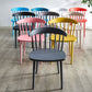 Scandinavian Plastic Dining Kitchen Room Chair Windsor Back Side Chair Clearhalo ' kitchen&dining_furn' 'Dining Chairs' 'Dining Tables & Seating' 'dining_chair' 'furn' 'furn_dining_chair' 'Furniture' 'furniture_dining_chair' 'Kitchen & Dining Furniture' 'kitchen' 1200x1200_3997bf1d-fac1-4dd3-93d6-c5352137cf02