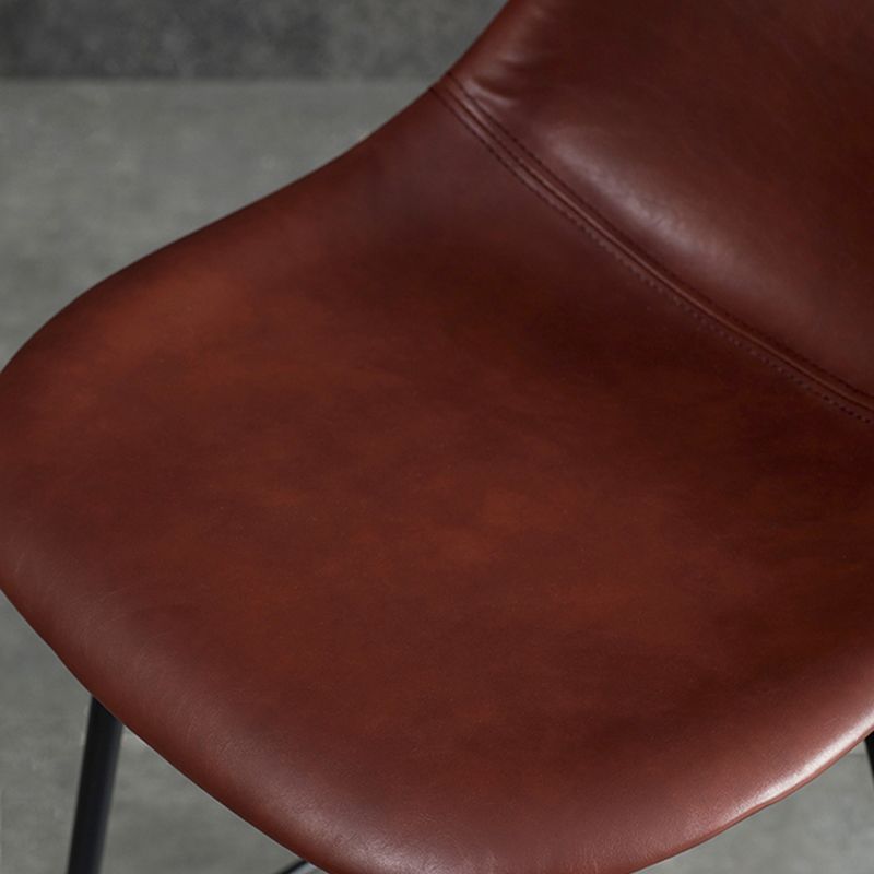 Black Metal Bar Stool Scandinavian Low Back Bristol Counter Stool with Bucket Seat Clearhalo 'Bar Furniture' 'Bar Stools' 'bar_stools' 'furn' 'furn_bar_stools' 'furniture_bar_stools' 'Kitchen & Dining Furniture' 'kitchen&dining_furn' 'kitchen' 'kitchen_furn' Furniture' 1200x1200_399deccc-47b5-4c5d-a02c-7bdc221e01e1