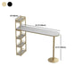 Juego de mesa de bar de mármol sintético estilo Glam, mesa de mostrador de 1/2/3 piezas para interior